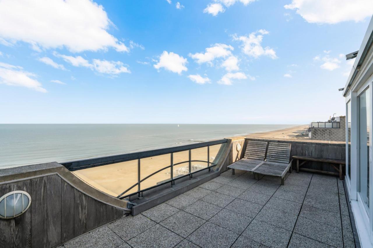 Penthouse App Met Imposant & Eindeloos Zeezicht Lejlighed Middelkerke Eksteriør billede