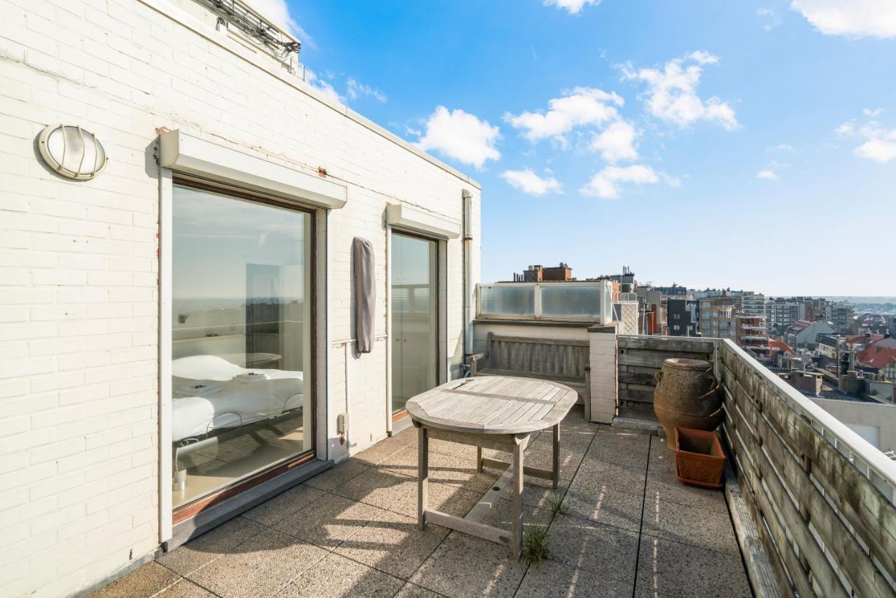 Penthouse App Met Imposant & Eindeloos Zeezicht Lejlighed Middelkerke Eksteriør billede