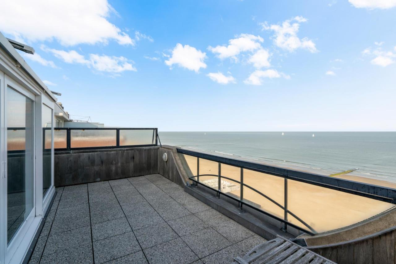Penthouse App Met Imposant & Eindeloos Zeezicht Lejlighed Middelkerke Eksteriør billede